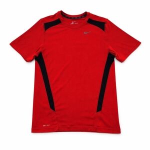 Nike Dri-FIT Red Athletic Training Shirt | Men’s Medium | Gym Running Workout
